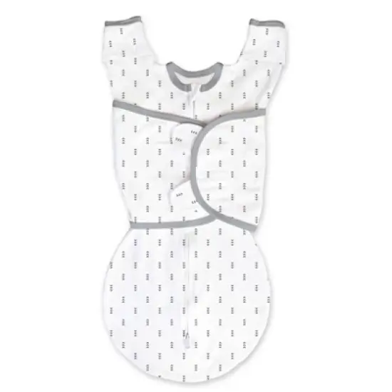 SwaddleDesigns Omni Swaddle Sack Swaddle Wrap - White - S - 0-3 Months image {6}