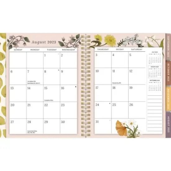 Lang 2023-24 Planner 8.25"x9.25" Just Breathe image {1}