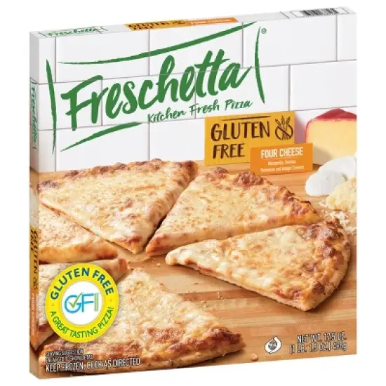 Freschetta Four Cheese Medley Gluten Free Thin Crust Frozen Pizza - 17.5oz image {2}
