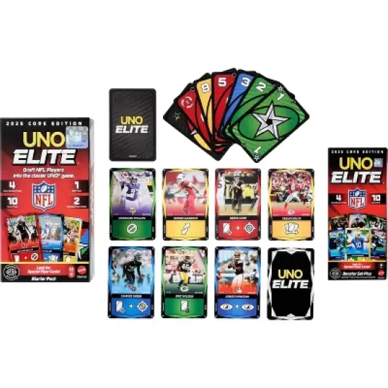 UNO Elite NFL Draft Pack Plus Card Game image {5}