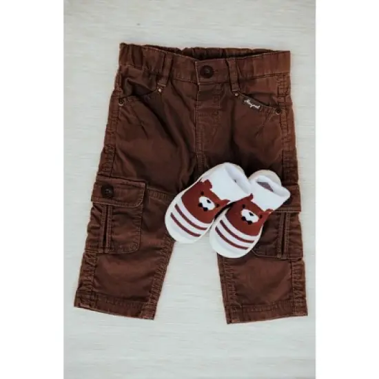 Komuello Toddler Boy First Walk Sock Shoes Big Bear image {7}