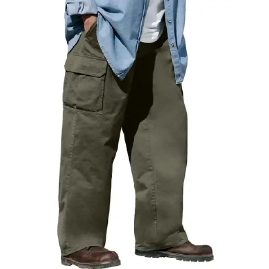 Boulder Creek by KingSize Men's Big & Tall  Renegade Side-Elastic Waist Cargo Pants image {5}