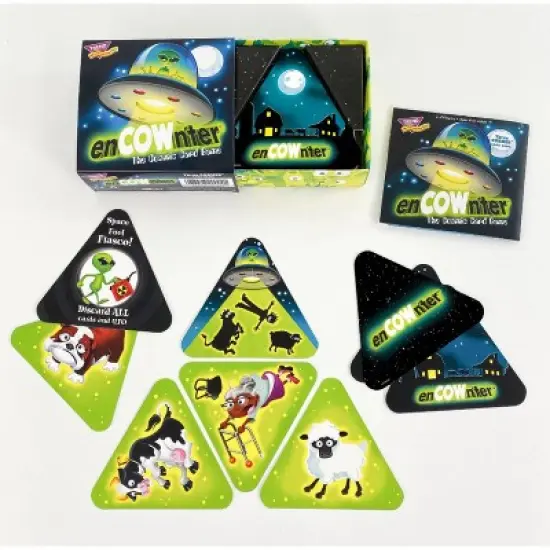 TREND enCOWnter Three Corner Card Game, Pack of 3 image {2}