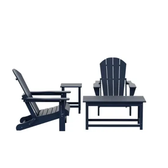WestinTrends  4-Piece Outdoor Paio Adirondack Conversation Set image {18}