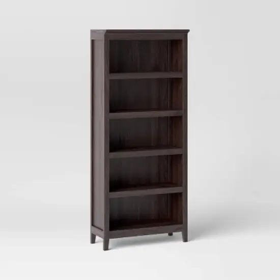 72" Carson 5 Shelf Bookcase - Threshold image {9}