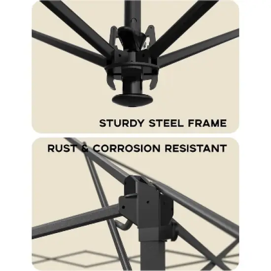 13'x13' Instant Pop-Up Canopy Tent &ndash; Waterproof & UPF 50+ UV Shield, Heavy-Duty Portable Shelter for Camping, Markets & Events (Blue) image {6}