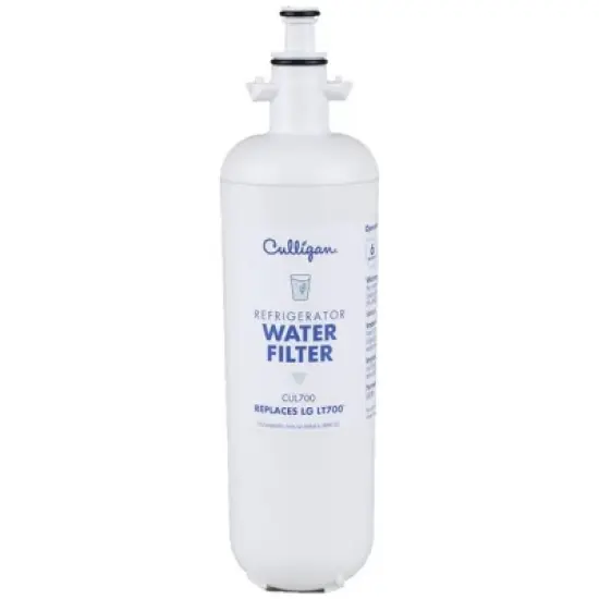 Culligan CUL700 Replacement LG (LT700P) Refrigerator Water Filter: Filters Odors, Lead, Chlorine, Microplastics, VOCs image {1}
