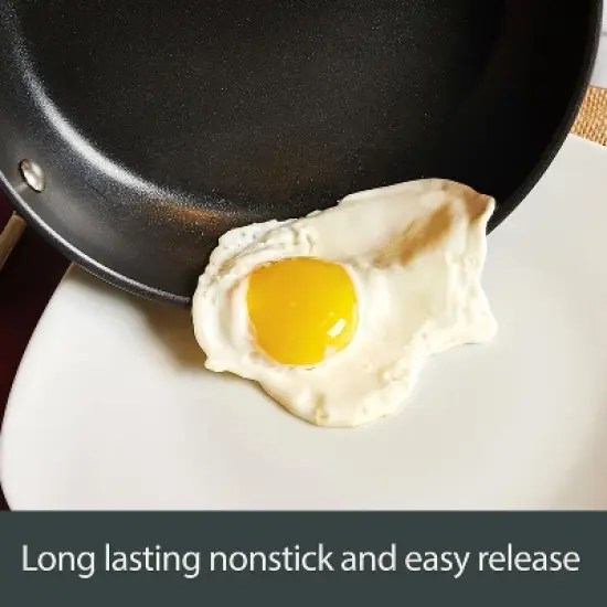 All-Clad 11" Nonstick Square Griddle, HA1 Hard Anodized, Black image {2}