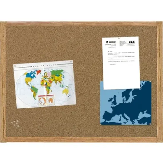 MasterVision - Recycled Cork Bulletin Boards - Cork Surface image {3}