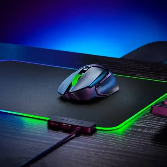 Razer Basilisk V3 X HyperSpeed Gaming Mouse: RGB Lighting, PTFE Material image {1}