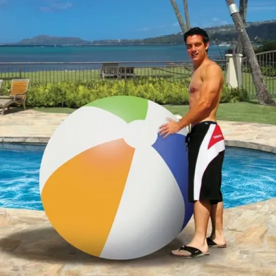 Poolmaster 60'' Play Swimming Pool and Beach Ball image {1}