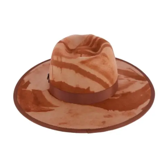 Bruno Capello Men's Macchiato Pinch Front Wool Fedora image {2}