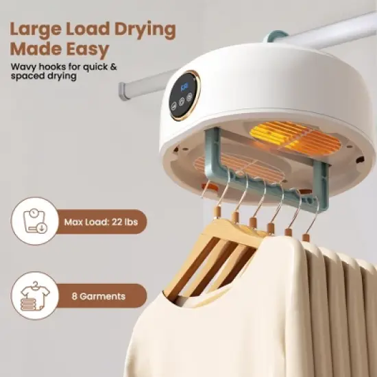 Portable Clothes Dryer With Remote Control And Dry Bag image {3}