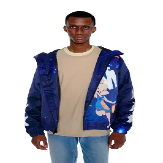 Members Only Men's Spacejam Galaxy Midweight Jacket image {2}