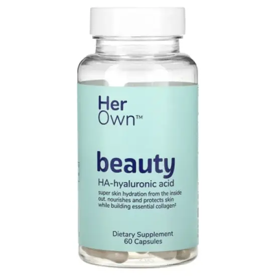 Her Own Beauty, HA-Hyaluronic Acid, 60 Capsules image {2}
