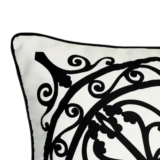20"x20" Edie@Home Arabesque Tile Lasercut Square Indoor Outdoor Throw Pillow Woven Polyester image {2}