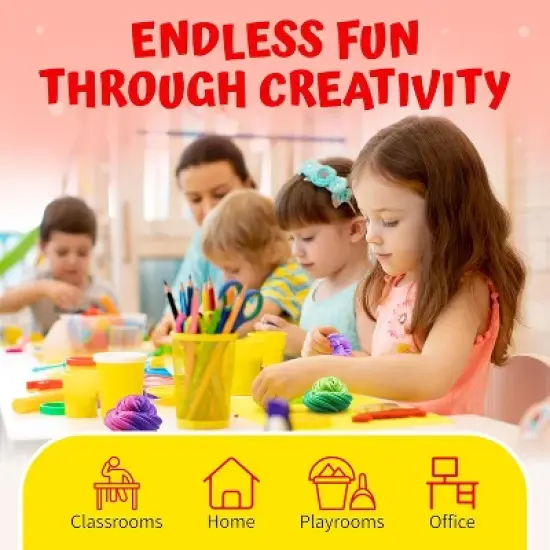 Playbees Heat Color Change Putty - 6pk - 0.5 Oz. image {4}