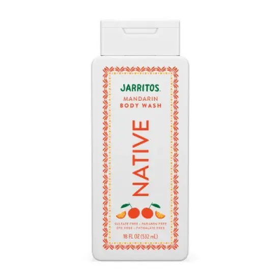 Native Body Wash for Women & Men - Limited Edition Jarritos - Mandarin - 18 fl oz image {1}