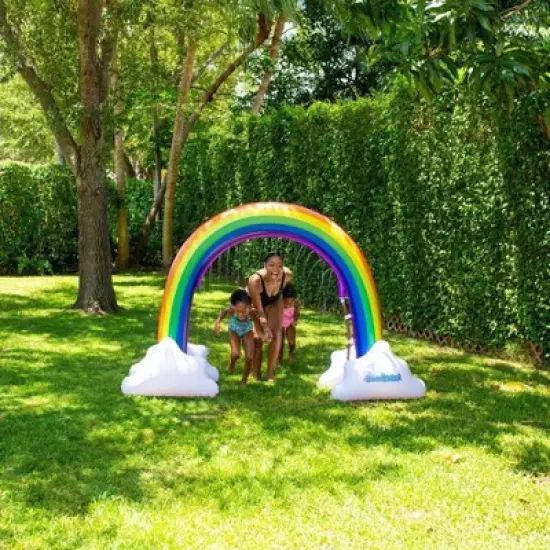 PoolCandy Gigantic Jumbo Rainbow Sprinkler Ultra Durable Hours Of Fun In The Sun For Adults & Kids Backyard BBQ Parks image {3}