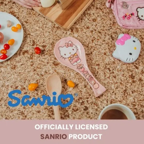 Silver Buffalo Sanrio Hello Kitty Stacked Snacks Ceramic Spoon Rest image {7}