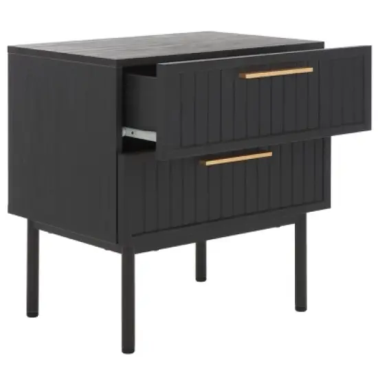Axelle 2 Drawer Nightstand - NST9608 - Safavieh image {2}