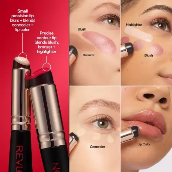 Revlon Dual Ended Jelly Makeup Blender & Silicone Makeup Applicator image {2}