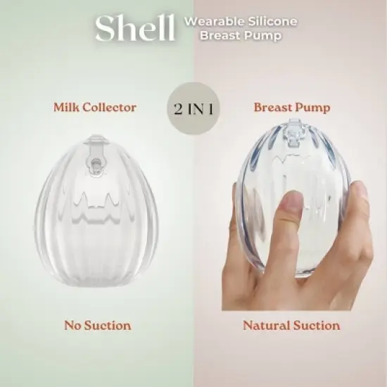 haakaa Shell Wearable Silicone Breast Pump image {1}