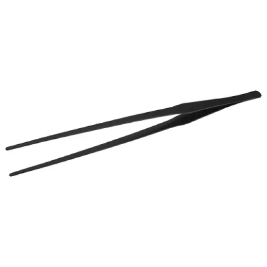 Unique Bargains Aquarium Tweezers Stainless Steel Tweezers for Plants Pets Black 1 Pcs image {8}