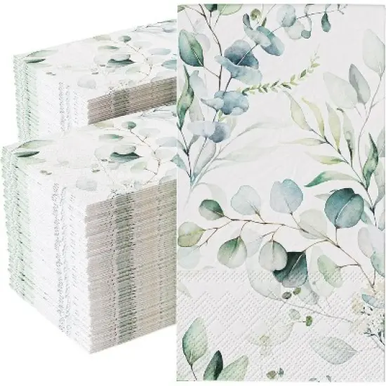 Trendables 100 Count Printed Rectangle Dinner Napkins image {7}