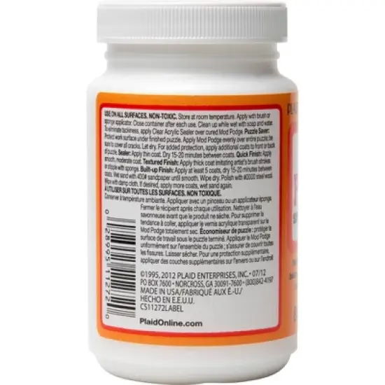 Mod Podge 8 fl oz Craft Glue - Satin: Dries Clear, Non-Toxic, Liquid Sealer, Art & Stationery, Office Use image {4}