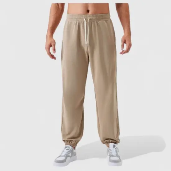 Anna-Kaci Active Men's Jogger Pants with Drawstring Waistband and Elastic Cuffs for Active Comfort image {1}