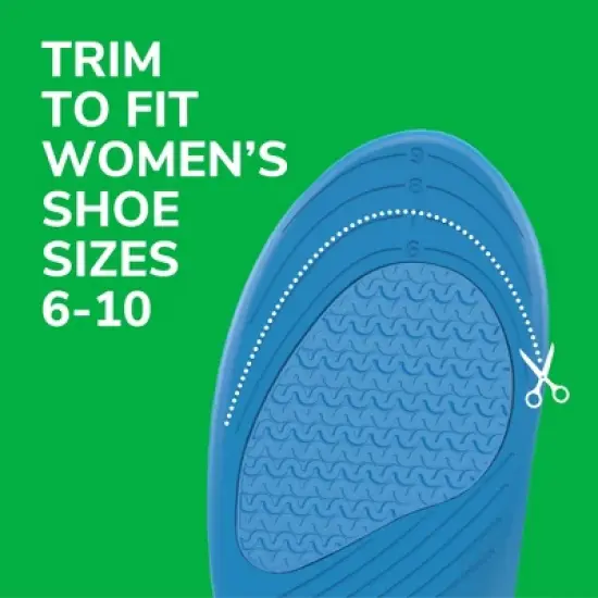 Dr. Scholl's All-Purpose Sport & Fitness Women's Trim to Fit Comfort Shoe Insole - 1 Pair  - Size 6-10 image {8}