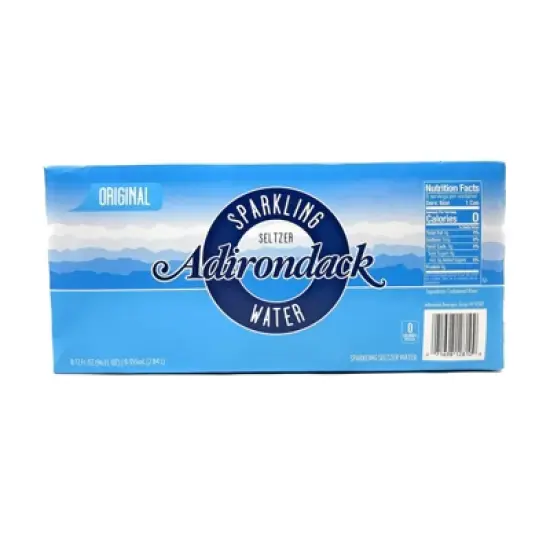 Adirondack Sparkling Seltzer Water Original - Case of 3/8 pack, 12 oz image {2}