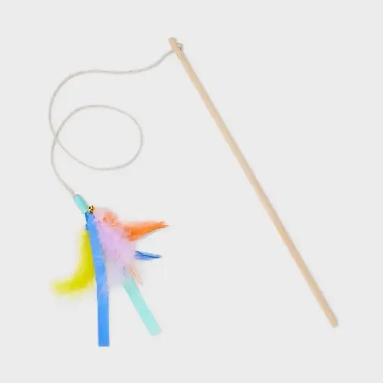 15.6" Feather Wand Cat Toy - Boots & Barkley&trade; image {3}