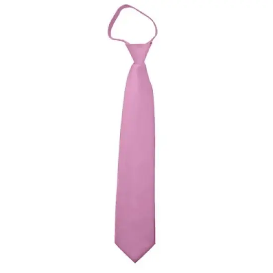 Men's Solid Color Zipper Neckties image {9}