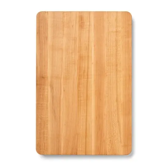 John Boos Small Chop-N-Slice Maple Wood Cutting Board for Kitchen, Reversible Edge Grain Square Butcher Boos Block image {9}