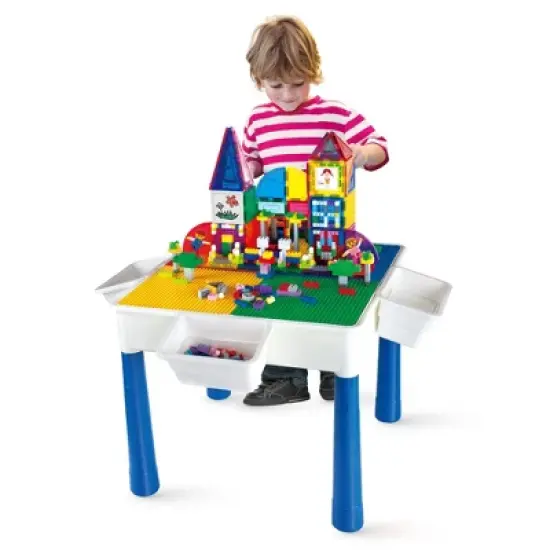 PICASSO-TILES 585 Piece Activity Table Set, STEM Toys for Kids 3+ image {7}