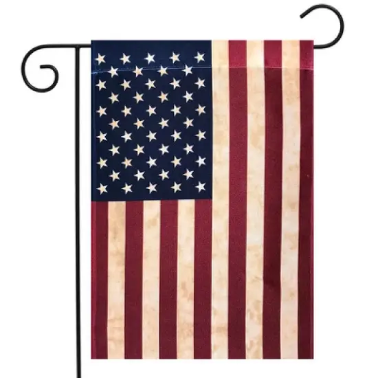 Briarwood Lane Everyday Garden Flag 12x18 For Outdoor Tea Stained American Garden Flag Flags For Outside image {1}