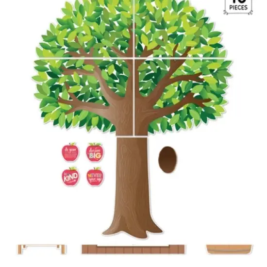 Creative Teaching Press&reg; Apple Time Jumbo Tree Bulletin Board Set, 10 Pieces image {1}