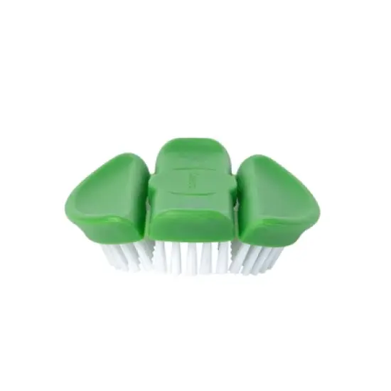 Cuisipro Vegetable Cleaning Brush 2 Pack, 3.5", 1 Soft 1 Hard image {1}