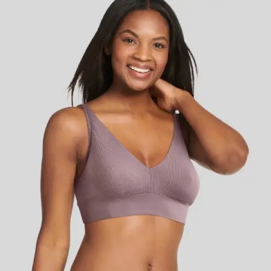 Jockey Generation&trade; Women's Recycled Seamfree Ribbed Plunge Bralette image {6}