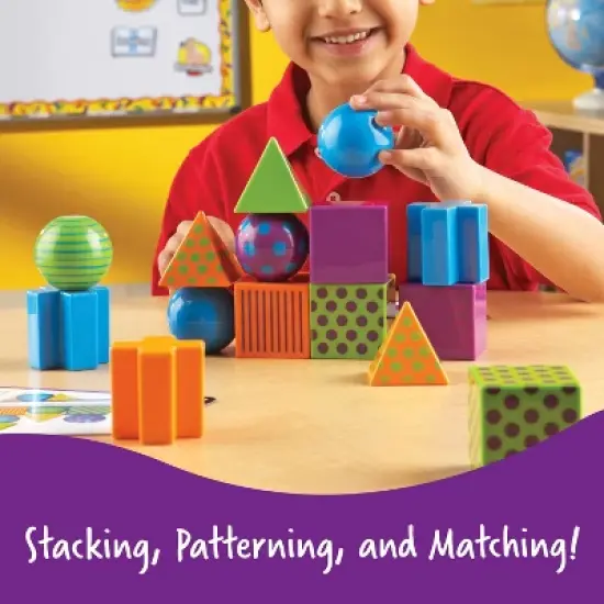 Learning Resources Mental Blox Critical Thinking Game, 20 Blocks, 20 Activity Cards, Ages 5+ image {2}