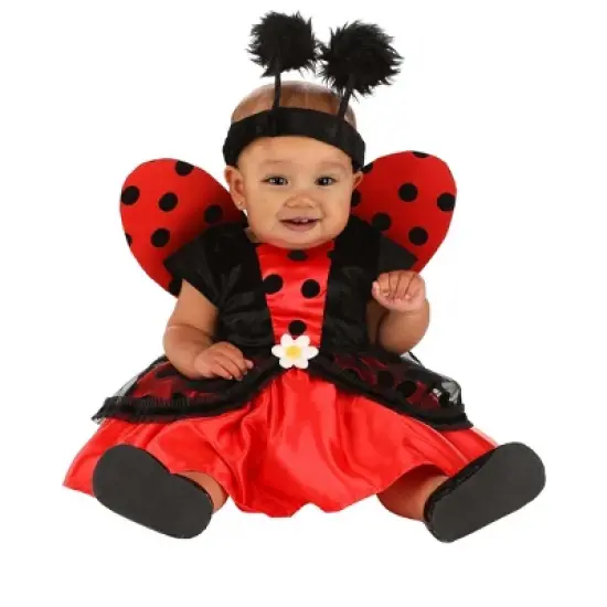 HalloweenCostumes.com Infant Little Ladybug Halloween Costume Dress | Baby Costumes for Playful Dress-Up image {4}
