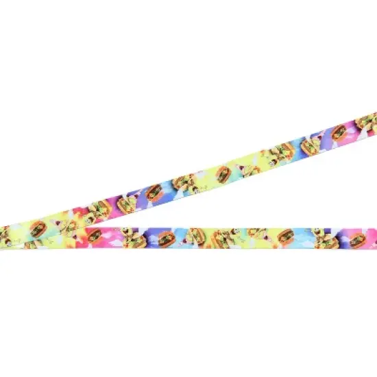 SpongeBob SquarePants and Patrick Riding Krabby Patties ID Badge Holder Lanyard image {2}