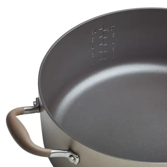 Anolon Advanced Home 7.5qt Covered Wide Stockpot Bronze image {7}
