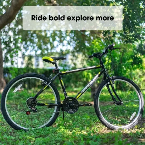 BAMCBASE 24 26 inch Mountain Bike, 21 Speeds Men MTB, Sport Bicycle for Adult image {8}