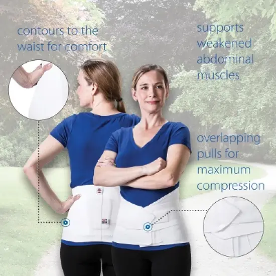 Core Products Triple Action Elastic Back Support w/ Pad image {3}