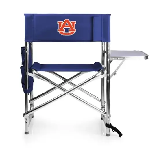 NCAA Auburn Tigers Portable Camp Chair with Side Table image {6}