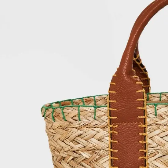 Straw Mini Tote Handbag - Universal Thread&trade; image {3}