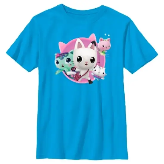 Boy's Gabby's Dollhouse Pandy Paws and Friends T-Shirt image {3}